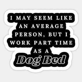 Dog Bed Sticker